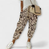 Burga - Komfortní kalhoty z bavlny a lnu