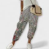 Burga - Komfortní kalhoty z bavlny a lnu