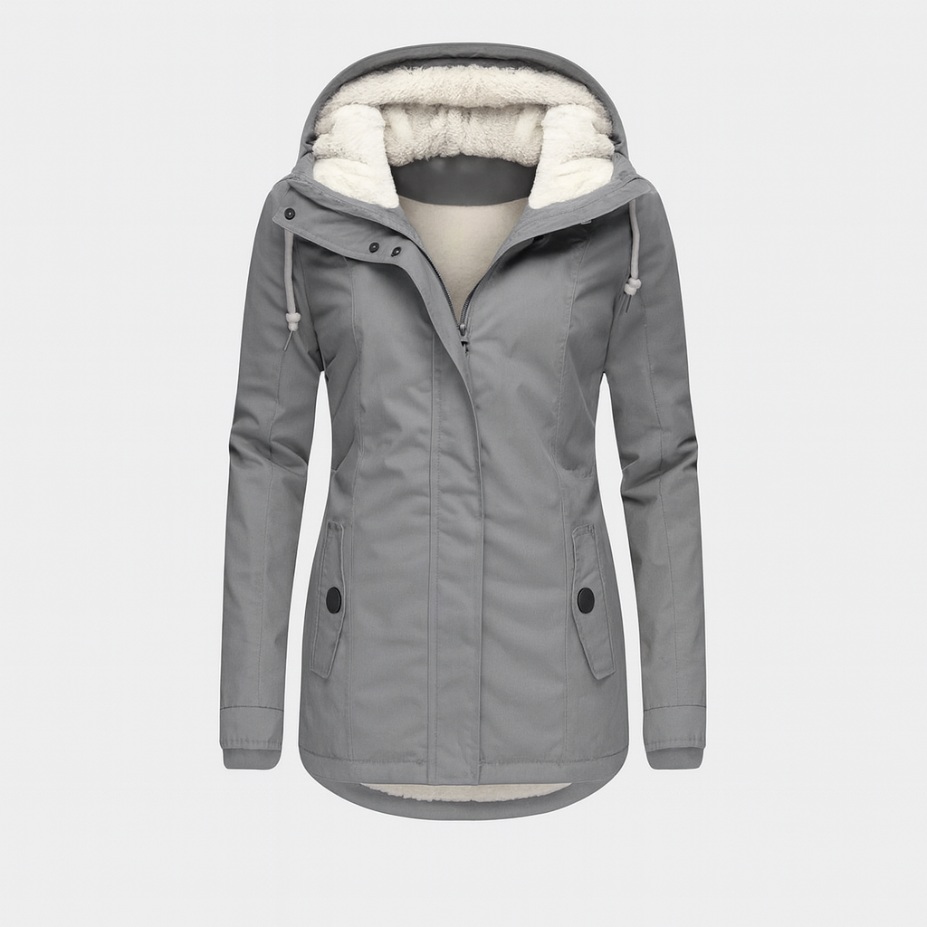 Jelena – Zimní bunda s kapucí pro chladné dny