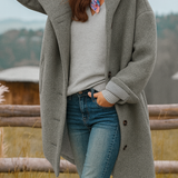 Sofia – Střední pohodlný kabát pro každodenní nošení