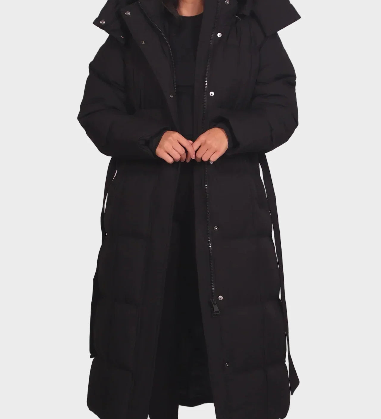 Evelin - Puffer Jacket with Belt