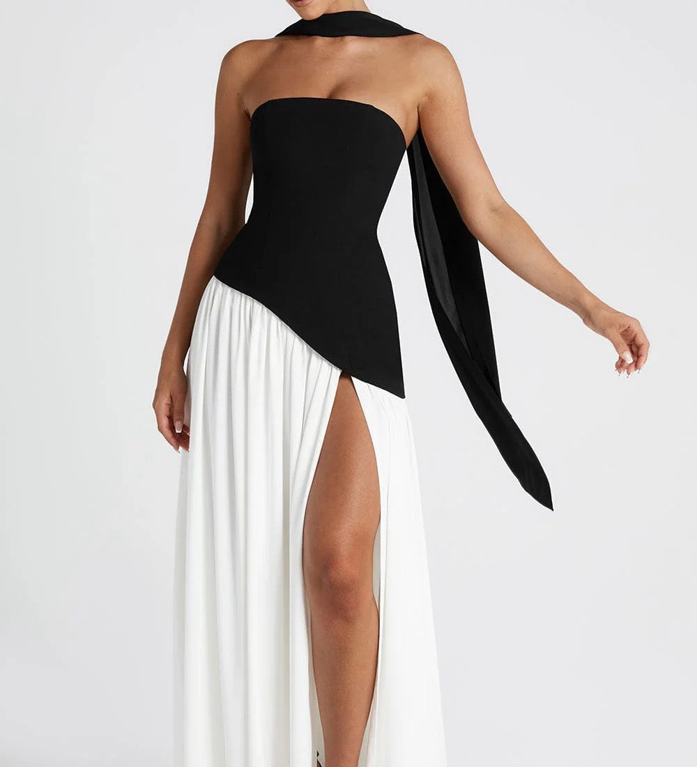 Beatriz™ | Elegantní dlouhé šaty s rafinovaným střihem