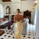 Julieta | Dlouhé šaty s volány – Elegantní a romantické