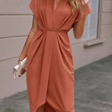 Kaye | Elegantní Midi Obálkové Šaty