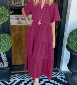 Carlota | Maxi šaty s volným střihem