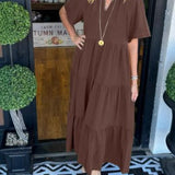 Carlota | Maxi šaty s volným střihem