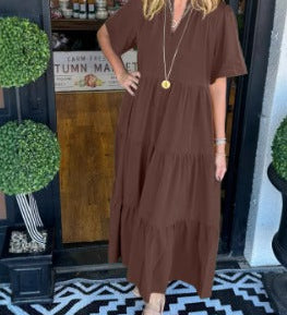 Carlota | Maxi šaty s volným střihem