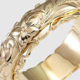 Valérie – Zlato prsten s květinovým vzorem