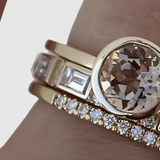 Valérie – Elegantní prsten s oválným drahokamem