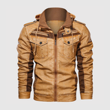 "Dorian - Pánská kožená bunda Titan s odnímatelnou kapucí" can be rewritten as "Dorian - Pánská Titan kožená bunda s odnímatelnou kapucí".