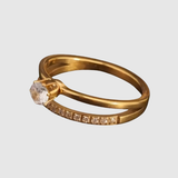 Valérie – Zlatý prsten s krystalovým třpytem