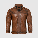 Dorian – Kožená bunda s ručně zpracovanými detaily