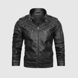 Dorian – Kožená bunda s kovovými zipy a ručně zpracovanými detaily