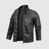 Dorian – Kožená bunda s kovovými zipy a ručně zpracovanými detaily