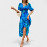 Clara – Stylové midi šaty s květinovým vzorem