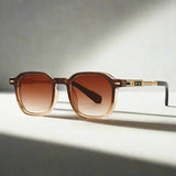 Alex – Luxusní čtvercové sluneční brýle s elegantními detaily