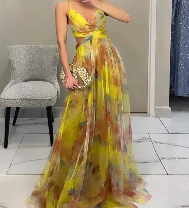 Madeline | Dlouhé květinové šaty pro snadný elegantní styl