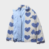 Zala - Otočná bunda srdíčkového designu