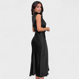 Alba - Elegant Satin Dress