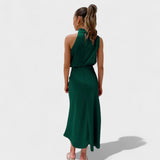 Alba - Elegant Satin Dress