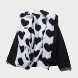 Zala - Otočná bunda srdíčkového designu