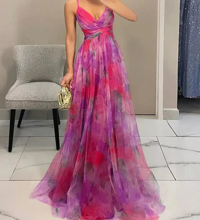 Madeline | Dlouhé květinové šaty pro snadný elegantní styl