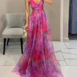 Madeline | Dlouhé květinové šaty pro snadný elegantní styl