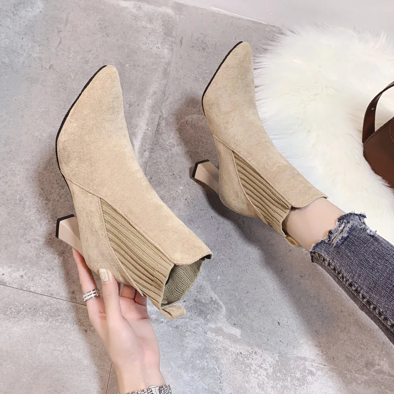 Rita – Nubukové platformové boty