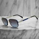 Alex – Sluneční brýle s kovovým čtvercovým rámem