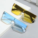 Alex – Sluneční brýle shield s metalickým detailem