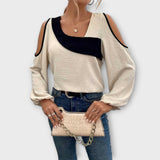 Scarlett - Blůza s čtvercovým dekoltem