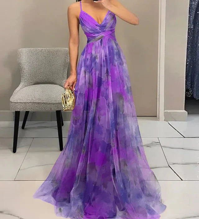 Madeline | Dlouhé květinové šaty pro snadný elegantní styl