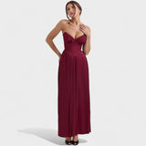 "Isabella - Šaty bez ramínek" can be rewritten as "Isabella - Bezramínkové šaty".