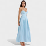 "Isabella - Šaty bez ramínek" can be rewritten as "Isabella - Bezramínkové šaty".