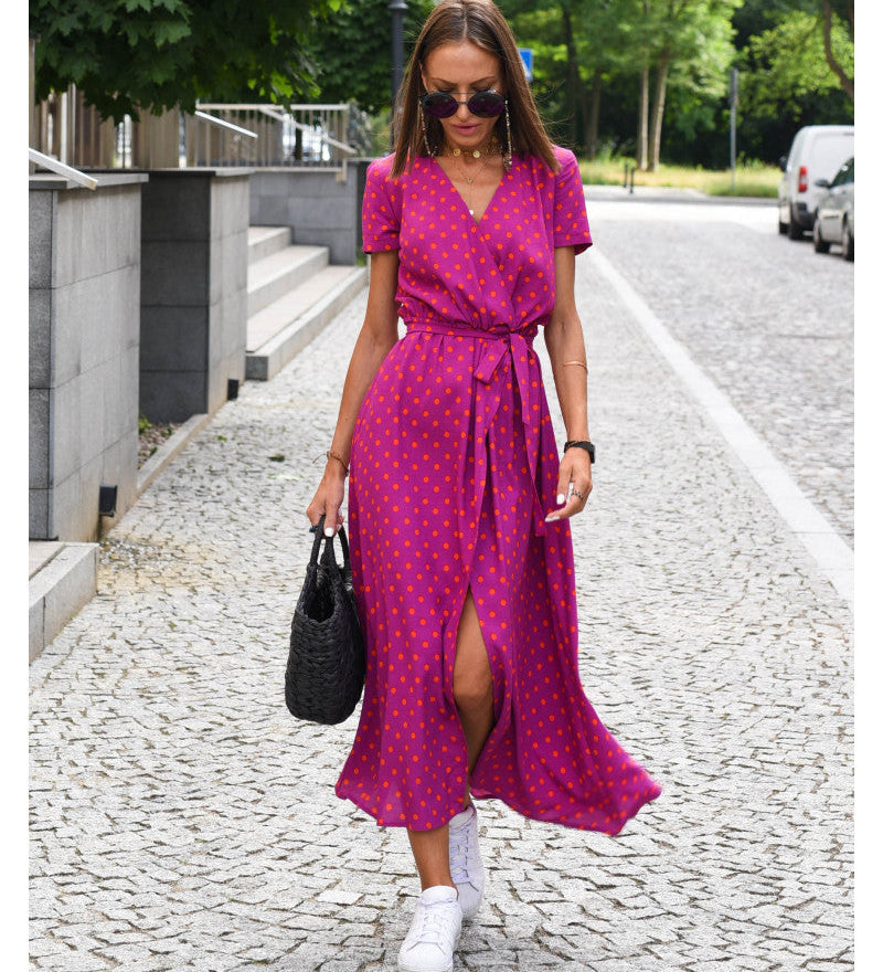 Amelie – Midi Šaty s Květinovým Motivem, Nastavitelný a Pohodlný Design