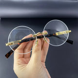 Alex – Bezobroučkové kulaté sluneční brýle