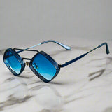 Alex – Sluneční brýle s hexagonálním rámem a zrcadlovými skly