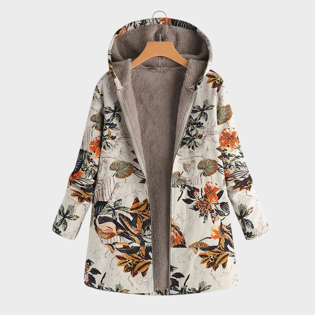 Milena - Elegantní fialový kabát