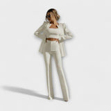 Selina – Stylová 3dílná souprava (Sako, Top, Kalhoty)