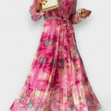 Luísa™ | Romantické květinové zavinovací šaty