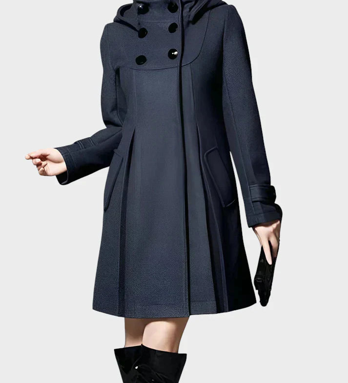 Saša - Stylový kabát s knoflíkovým zapínáním