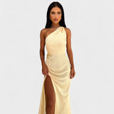 Aurelia - Dlouhé saténové šaty