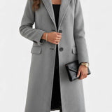 Liis - Stylový Dlouhý Kabát