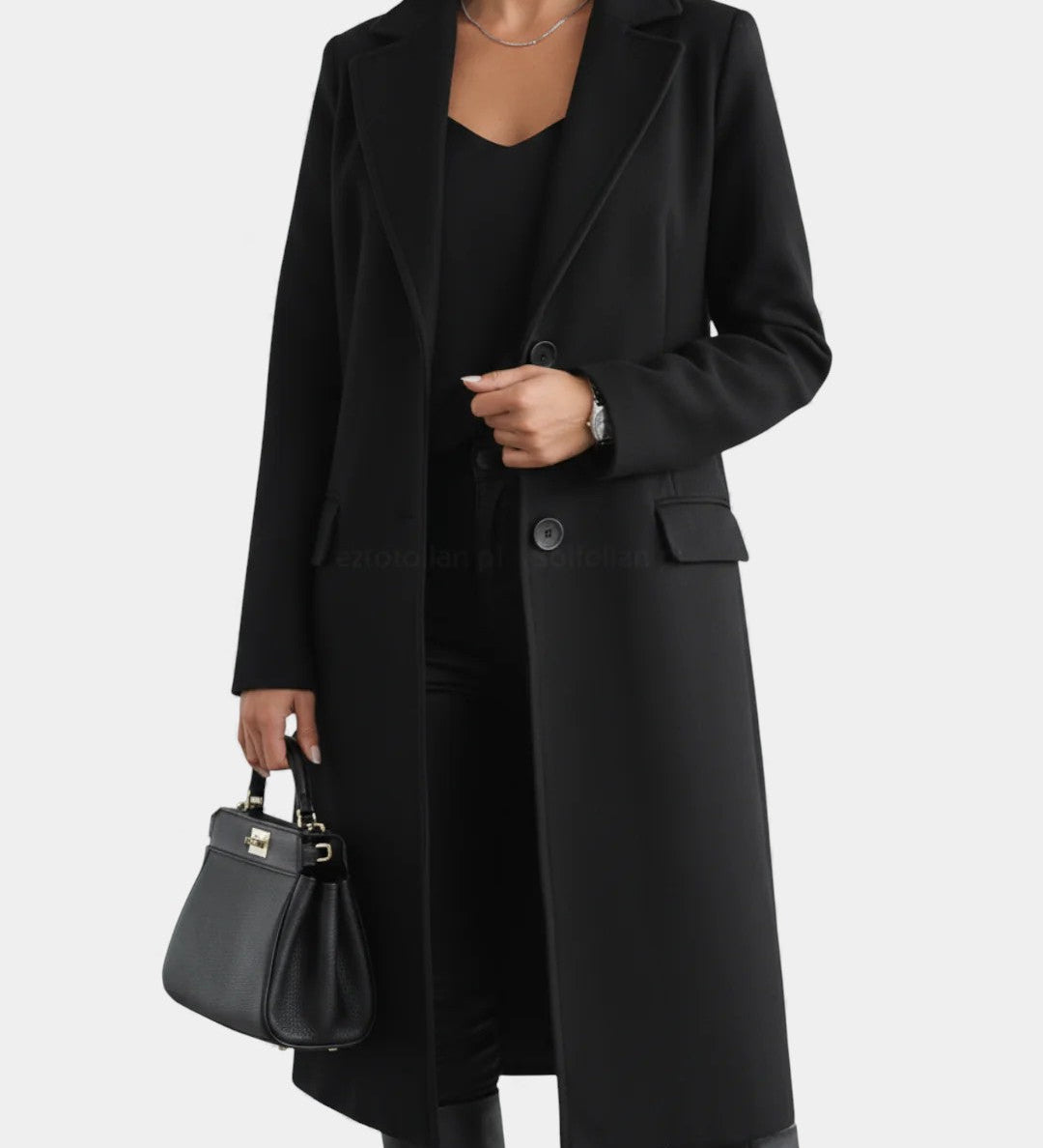 Liis - Stylový Dlouhý Kabát