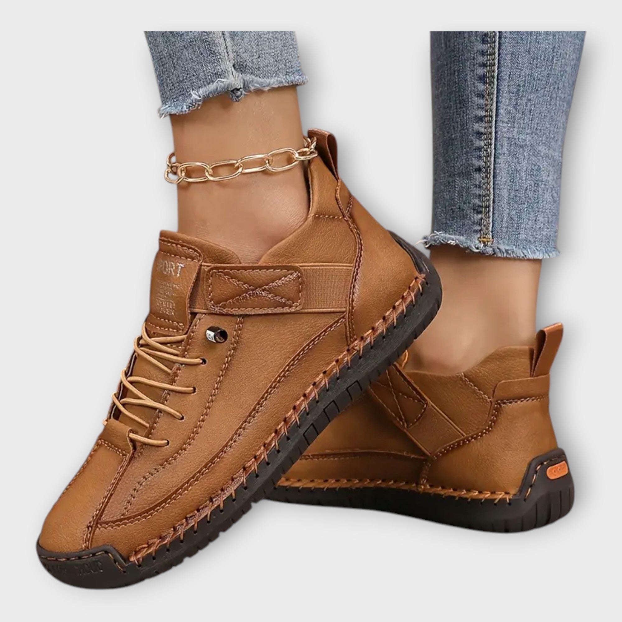 Kožené atletické tenisky