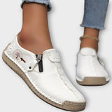 Měkké kožené slip-on mokasíny pro pohodlné nošení