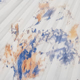 Jessie | Elegantní modro-bílé květinové slavnostní šaty