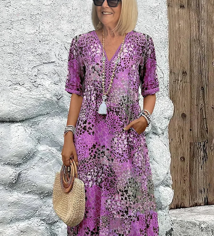 Lia | Dámské midi šaty z jemného materiálu