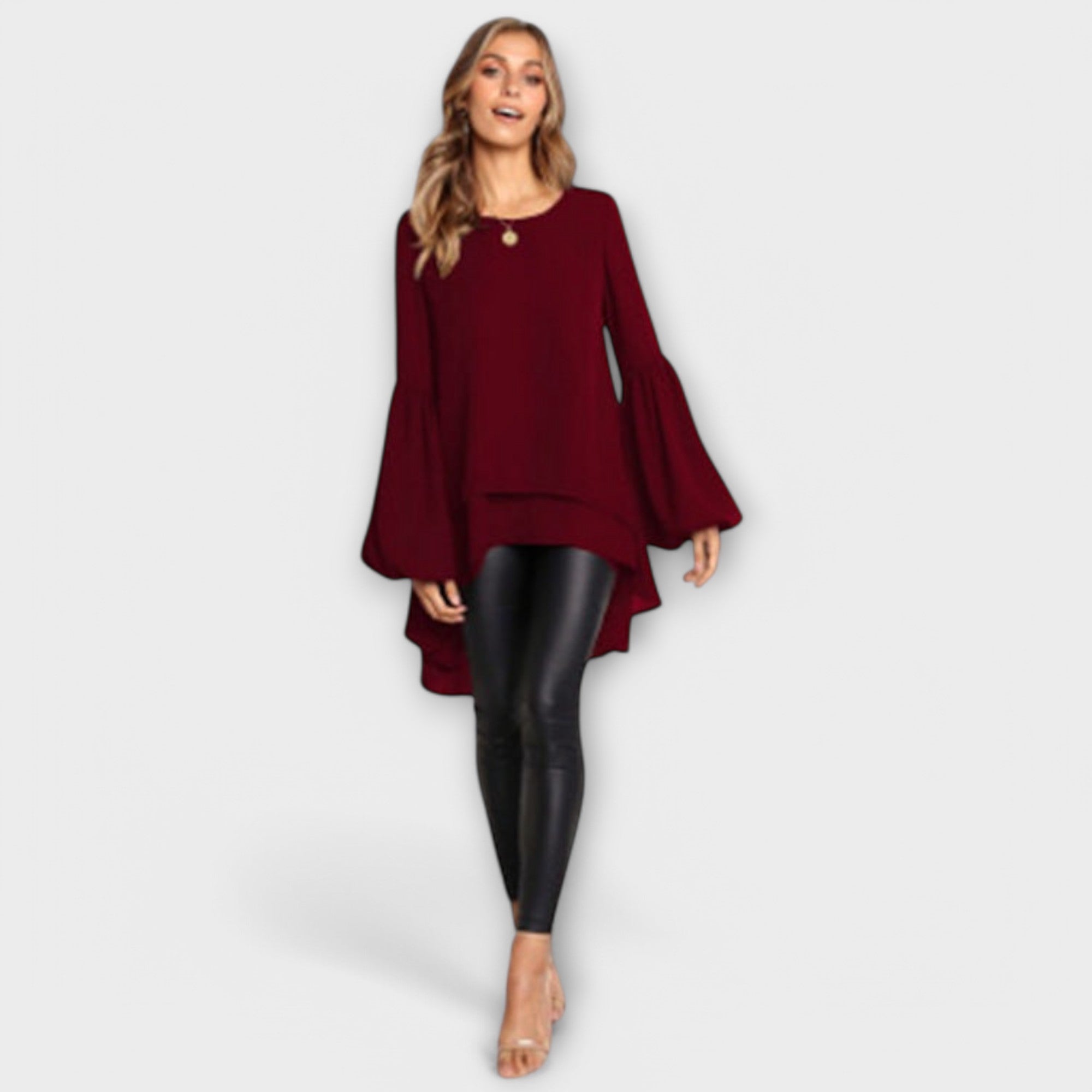 Aria - Ideální jarní blůza s kulatým výstřihem