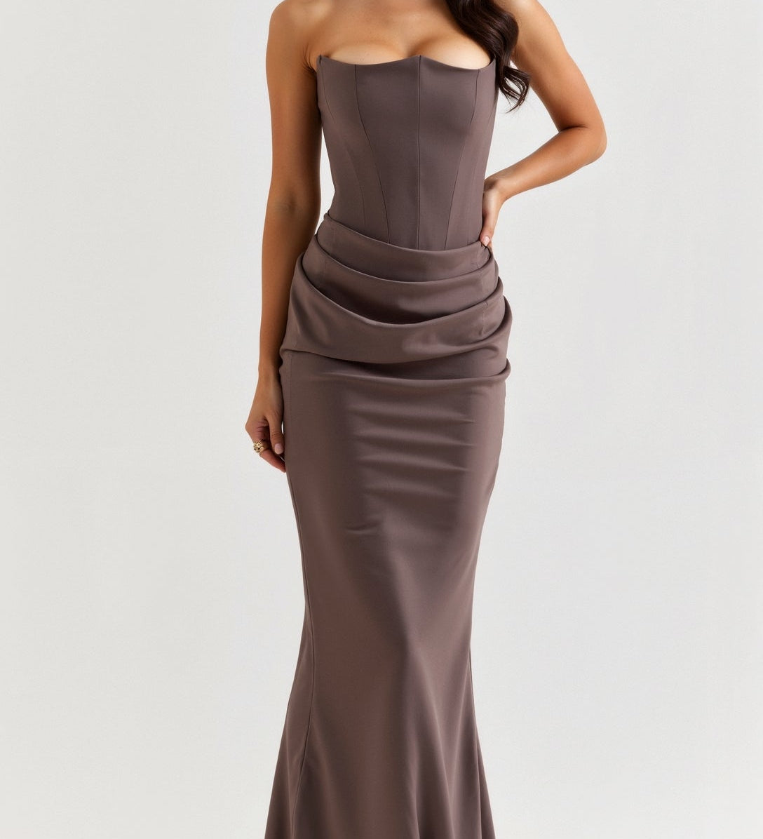 Esmeralda | Fiorella Dlouhé šaty s korzetovým stylem